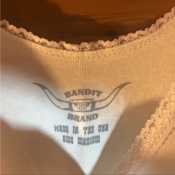 Bandit Brand eagle lace trim tank top - Picture 7 of 11